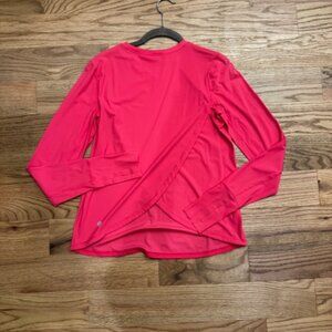 lululemon Cross Back Long Sleeve Shirt - Size 8 Pink
